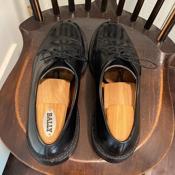 Allen Edmonds Brentwood Men’s Dress Shoes Black Leather Split Toe Derby SIZE 9 D